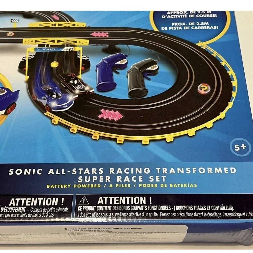 NEW Sonic and‎ Shadow Sega All-Stars Racing Transformed Super Race Set Track NIB